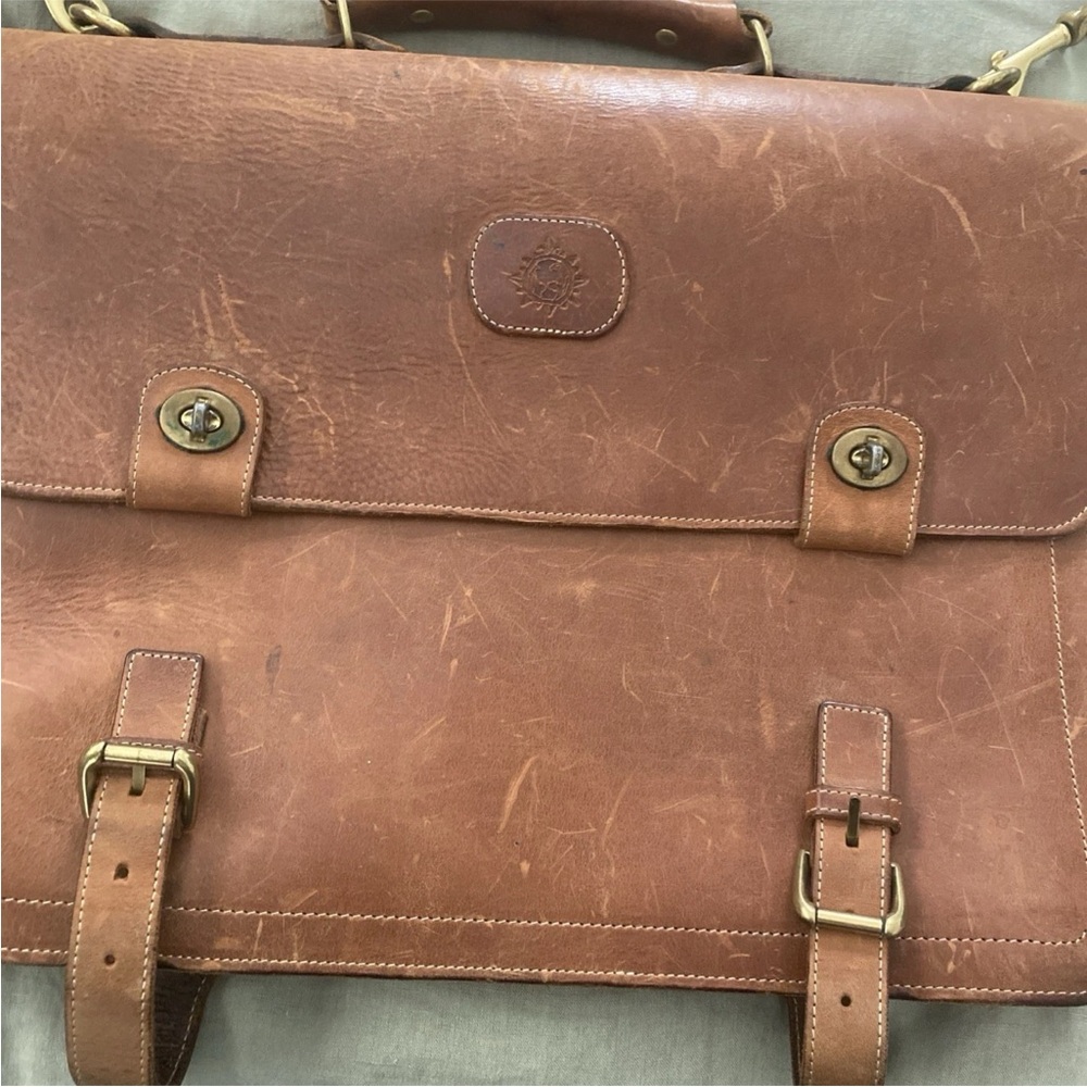 Territory Ahead Classic Brown Leather Bag - Picture 4 of 6